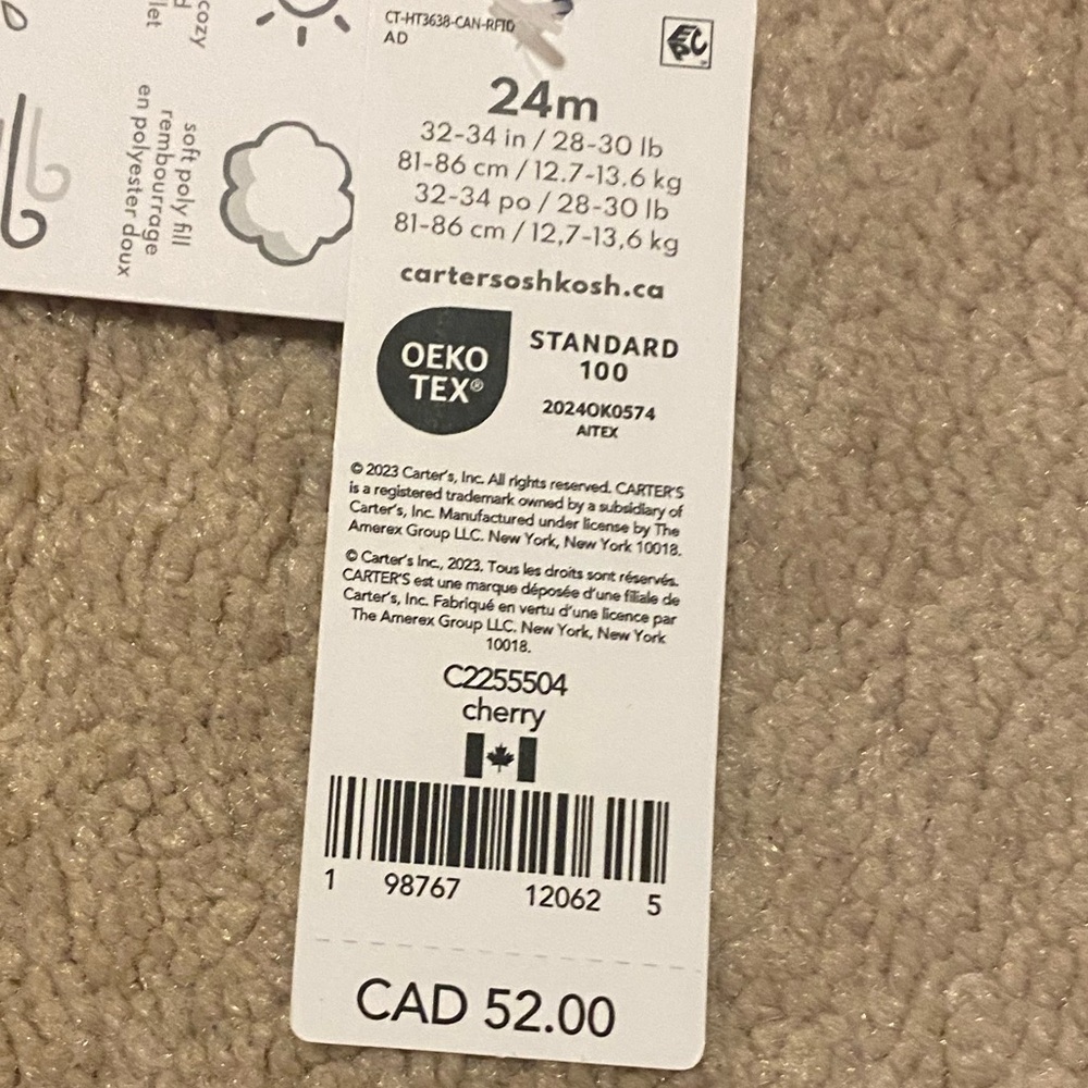 NWT Carter’s Puffer Jacket - Picture 10 of 11